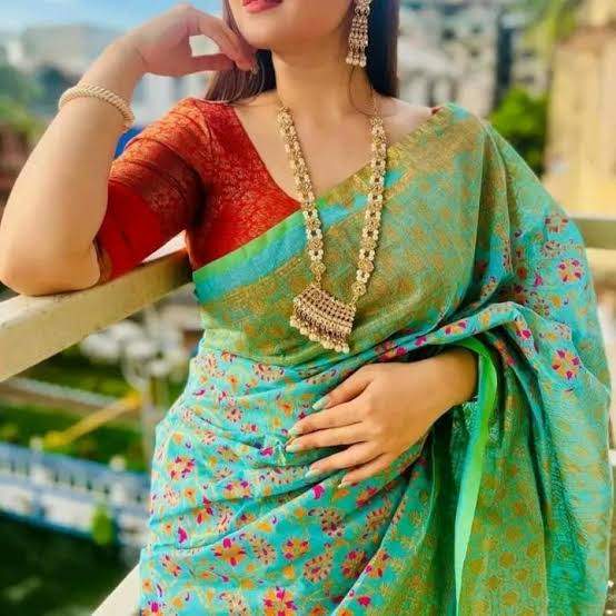 প্রিন্ট কটন শাড়ি