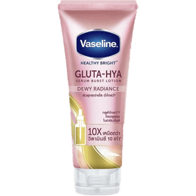 Vaseline healthy bright gluta hya serum burst lotion dewy radiance 300ml