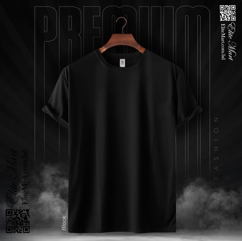 Premium Black T Shirt