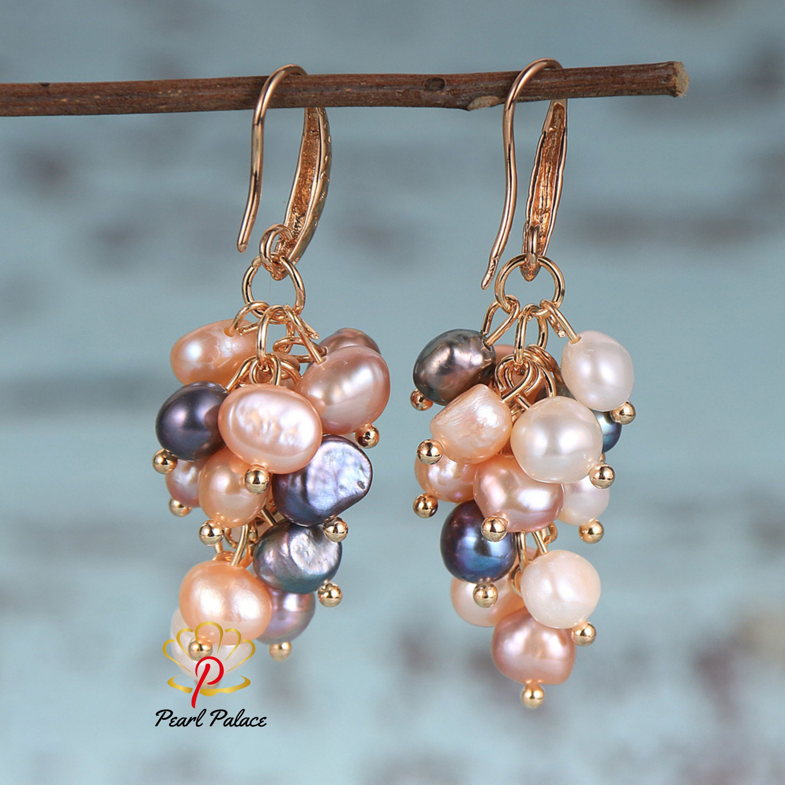 Multi colour Ivory Glow Freshwater Pearls