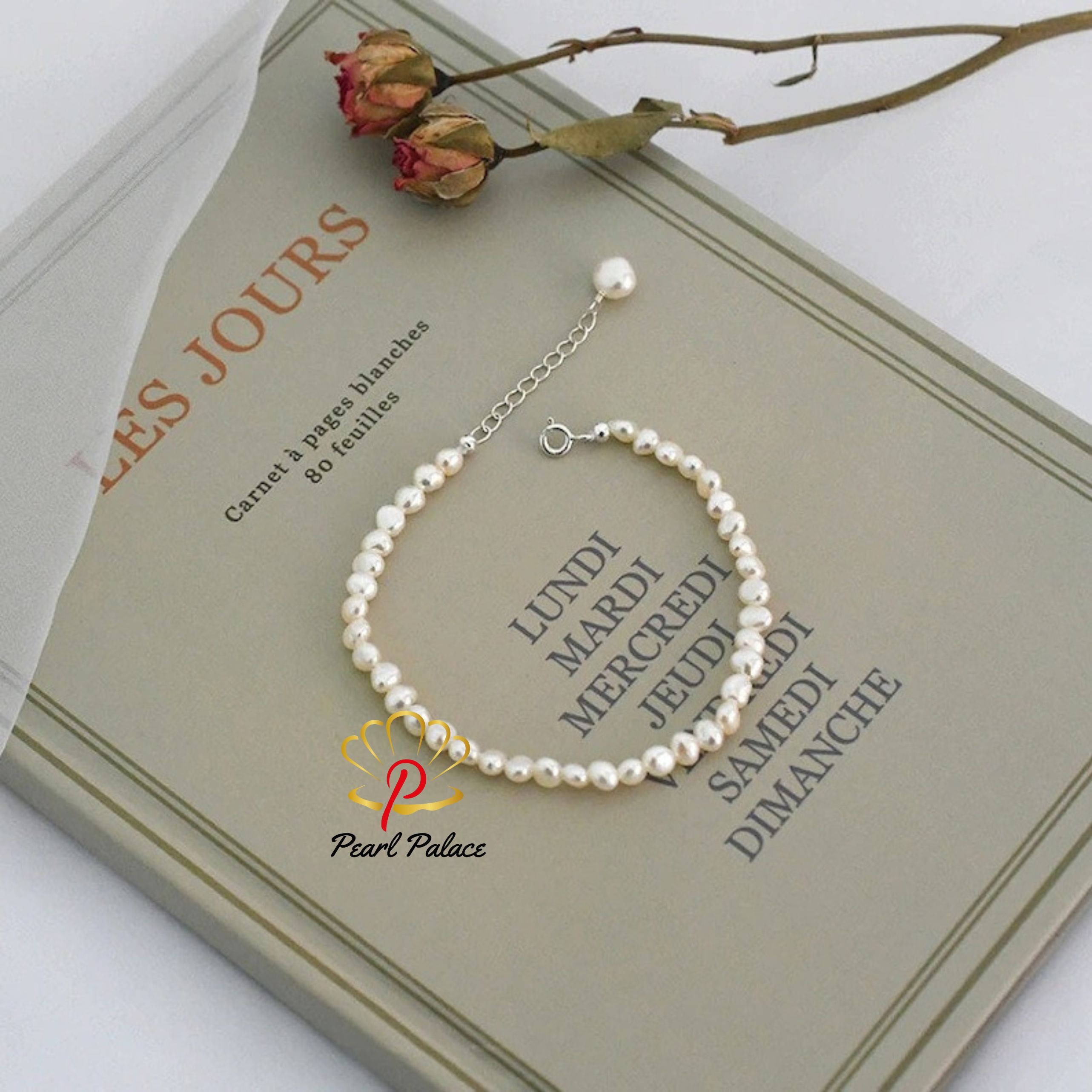 Natural Freshwater Pearl Beaded Bracelet