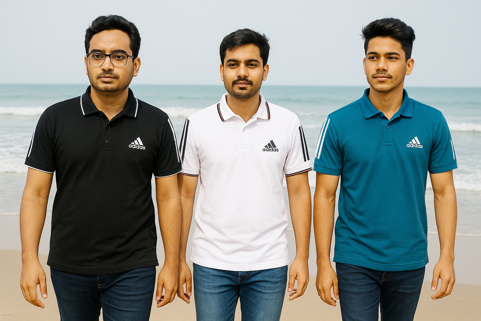 Adidas Polo Shirt for Men ( 3 Pieces )