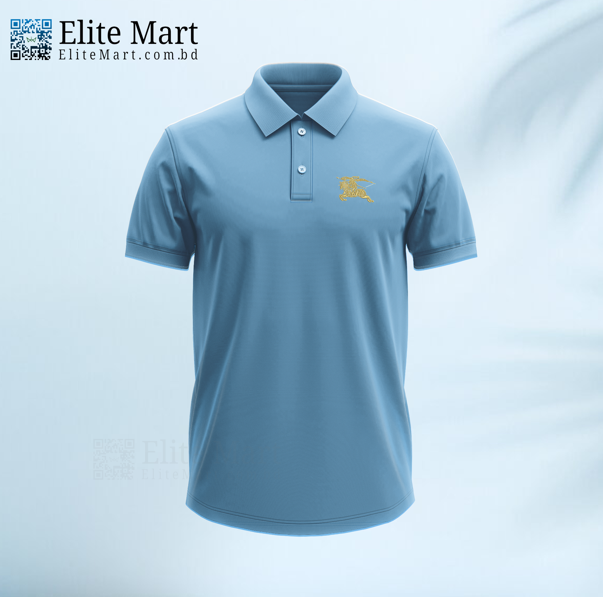 BURBERRY Premium polo shirt (Sky)