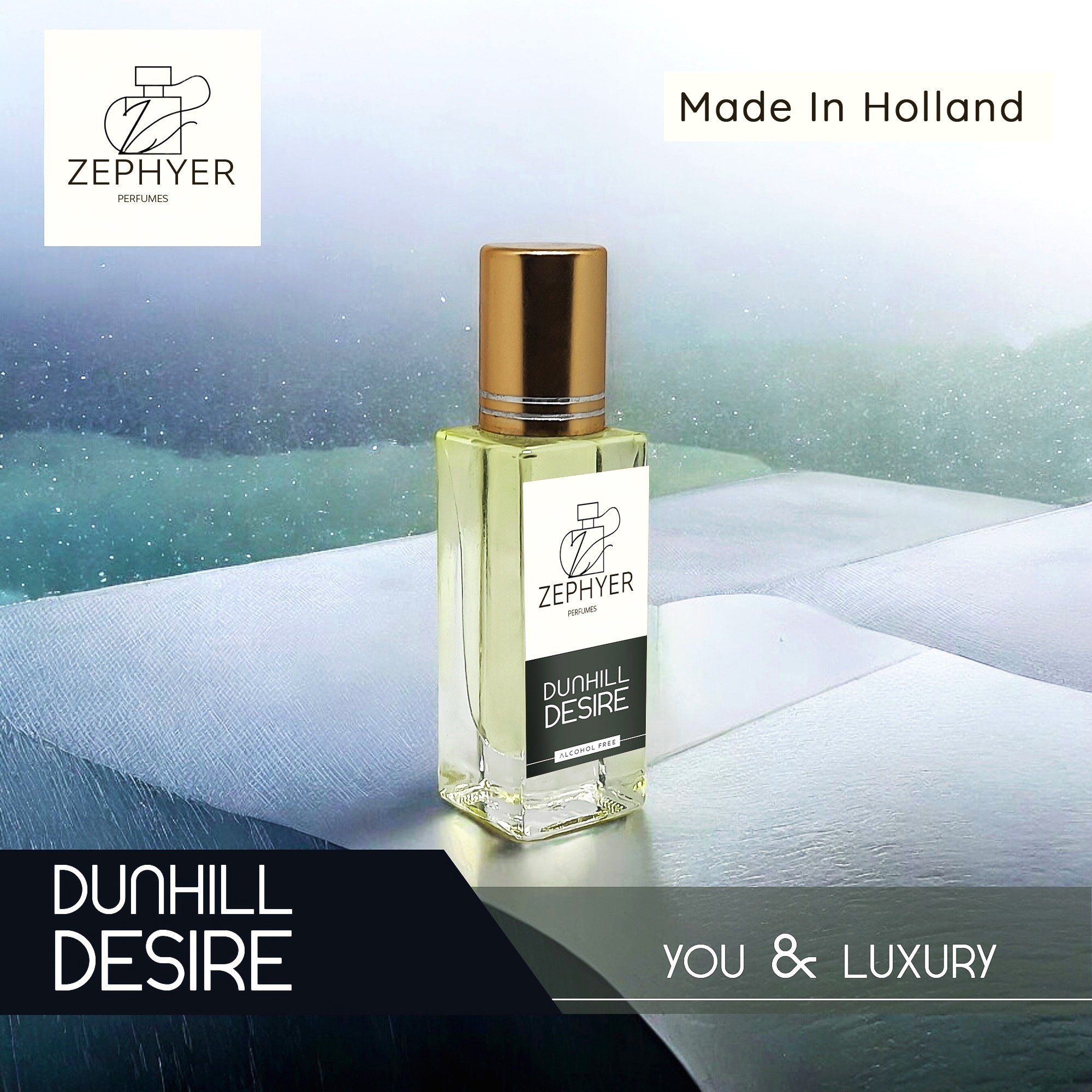 Zephyer Dunhill Desire - The Essence of Freshness and Vibrant Energy Perfume Oil - 6ml (Holland)